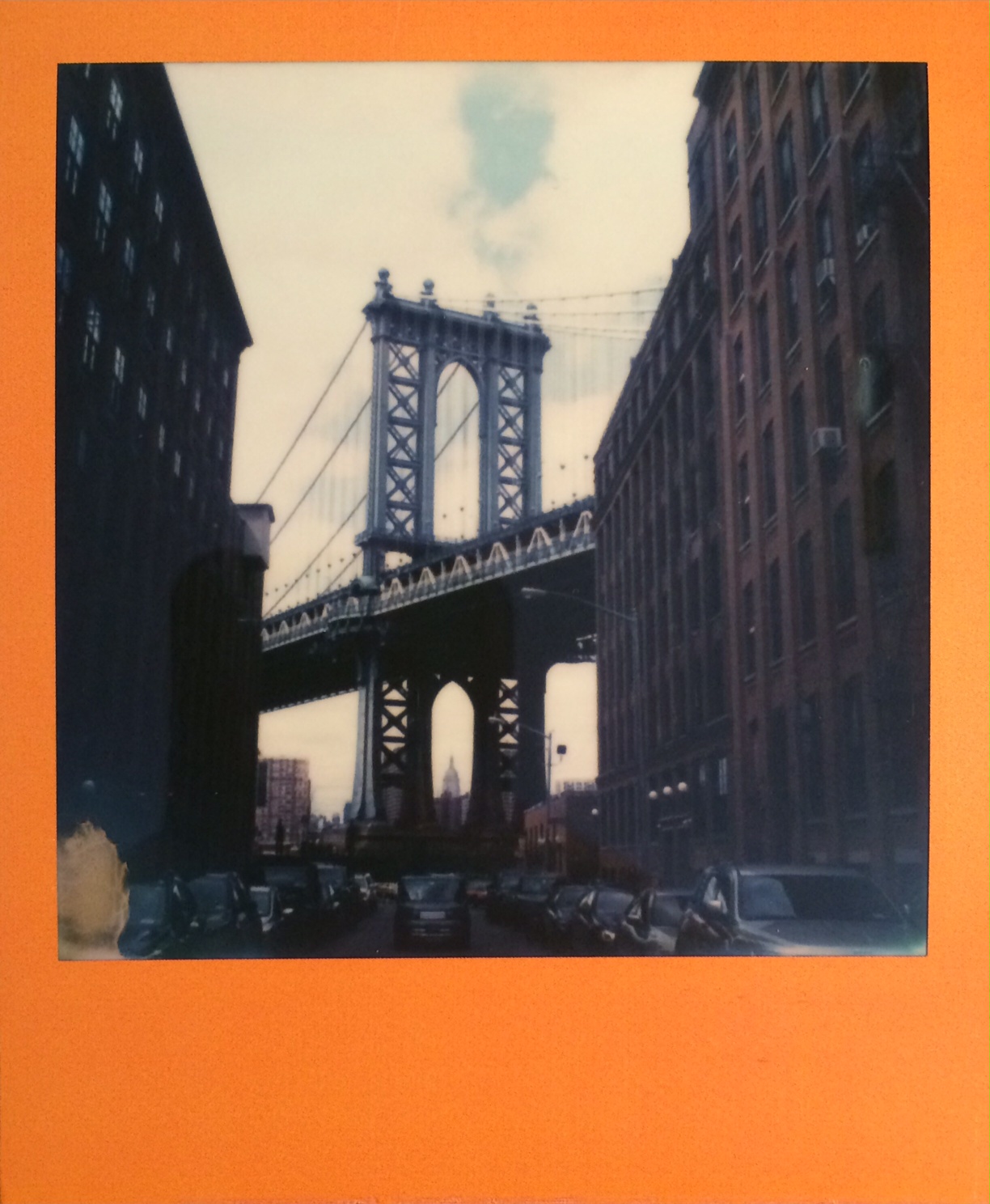 Manhattan Bridge in Dumbo Polaroid 