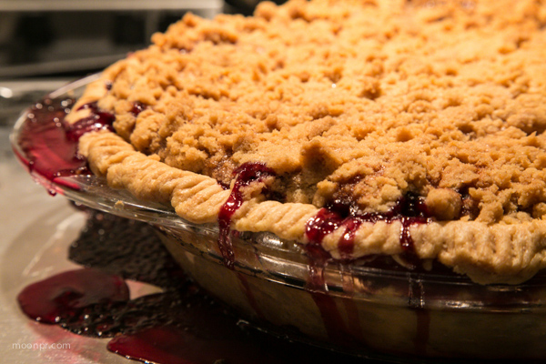 Nancy and Stef's Blueberry Pie. 